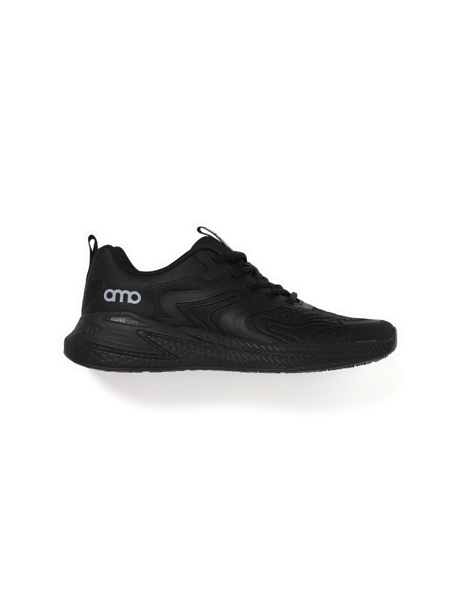 Amp Men’s Knitted Sports Lace up AM036BLACK Amp. A Major Philosophy.