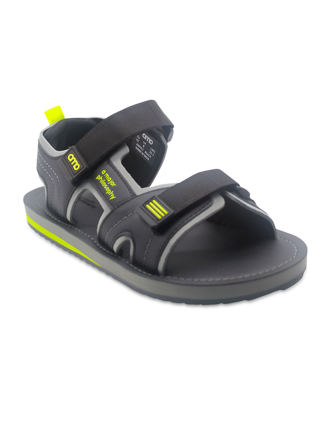 Amp Men's Sandel AM017-BLACK