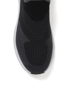 Amp Men’s Knitted Slip-On Sneakers AM034-BLACK