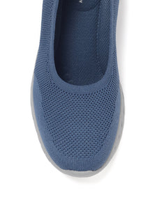 Amp Women’s Knitted Slip-On Sneakers AW057-NAVY