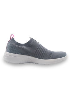 Amp Women’s Knitted Slip-On Sneakers AW028-GREY