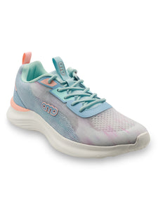 Amp Women’s Knitted Lace-Up Sneakers AW032-LIGHT BLUE