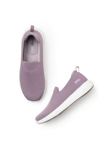 Amp Women’s Knitted Slip-On Sneakers AW012-PURPLE