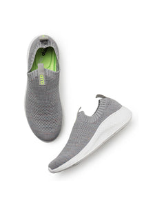 Amp Women’s Knitted Slip-On Sneakers AW009-GREY