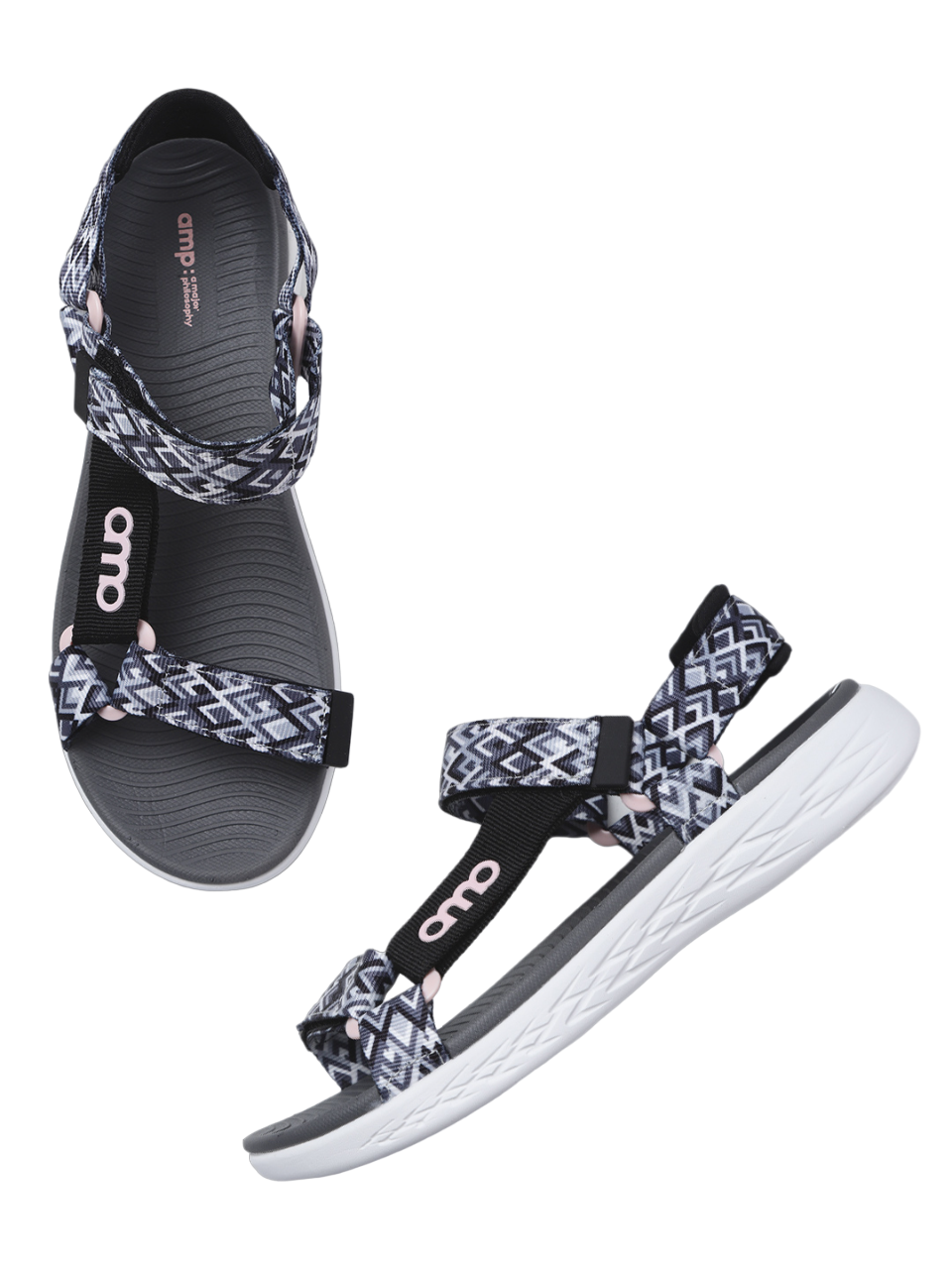 Amp Women's Sandel AW047-BLACK