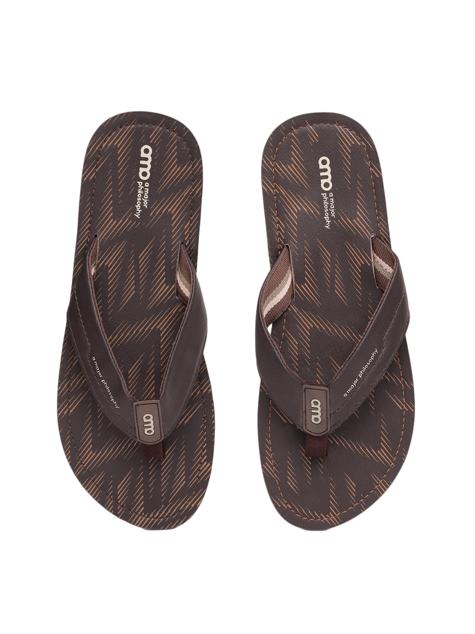 Amp Men's Flip Flop AM014-BROWN