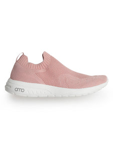 Amp Women’s Knitted Slip-On Sneakers AW007-PINK
