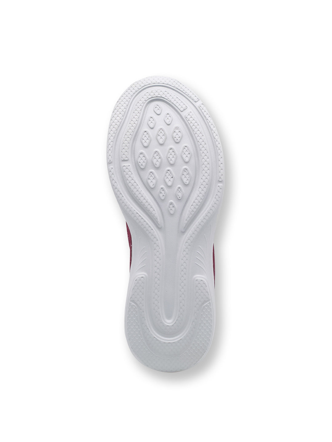 Amp Women’s Knitted Lace-Up Sneakers AW029-MAROON