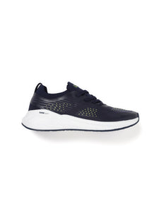 Amp Men’s Knitted Sports Lace-Up Sneakers AM035-NAVY