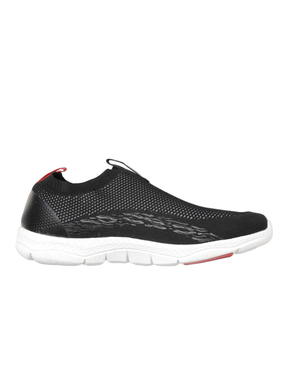 Amp Men’s Knitted Slip-On Sneakers AM001-BLACK