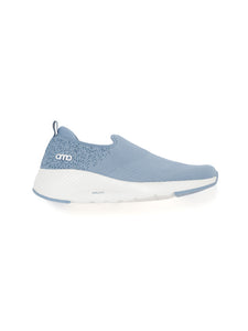 AMP WOMENS KNITTED SLIP-ON SNEAKERS AW051-BLUE