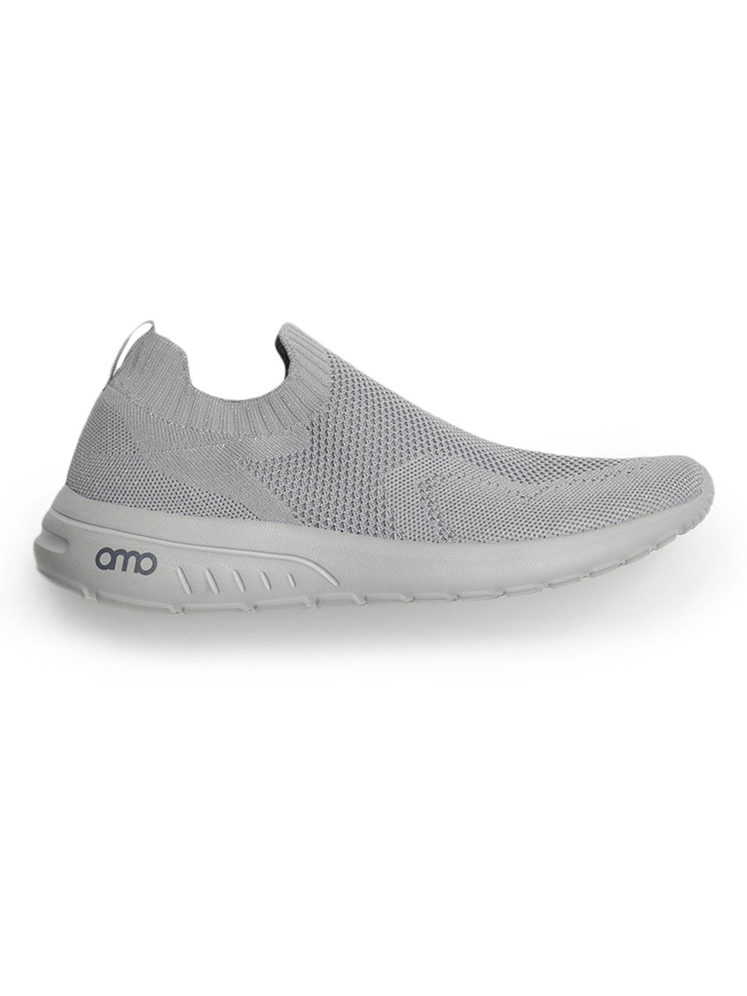 Amp Women’s Knitted Slip-On Sneakers AW007-GREY