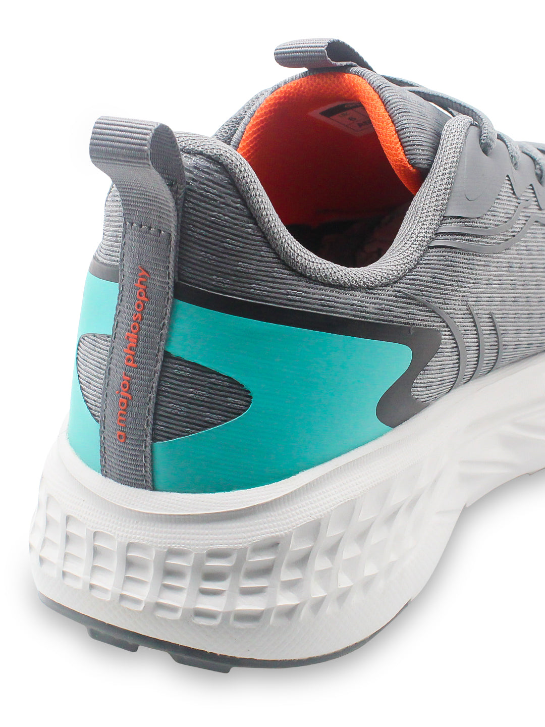 Amp Men’s Knitted Lace-Up Sneakers AM033-CHARCOAL