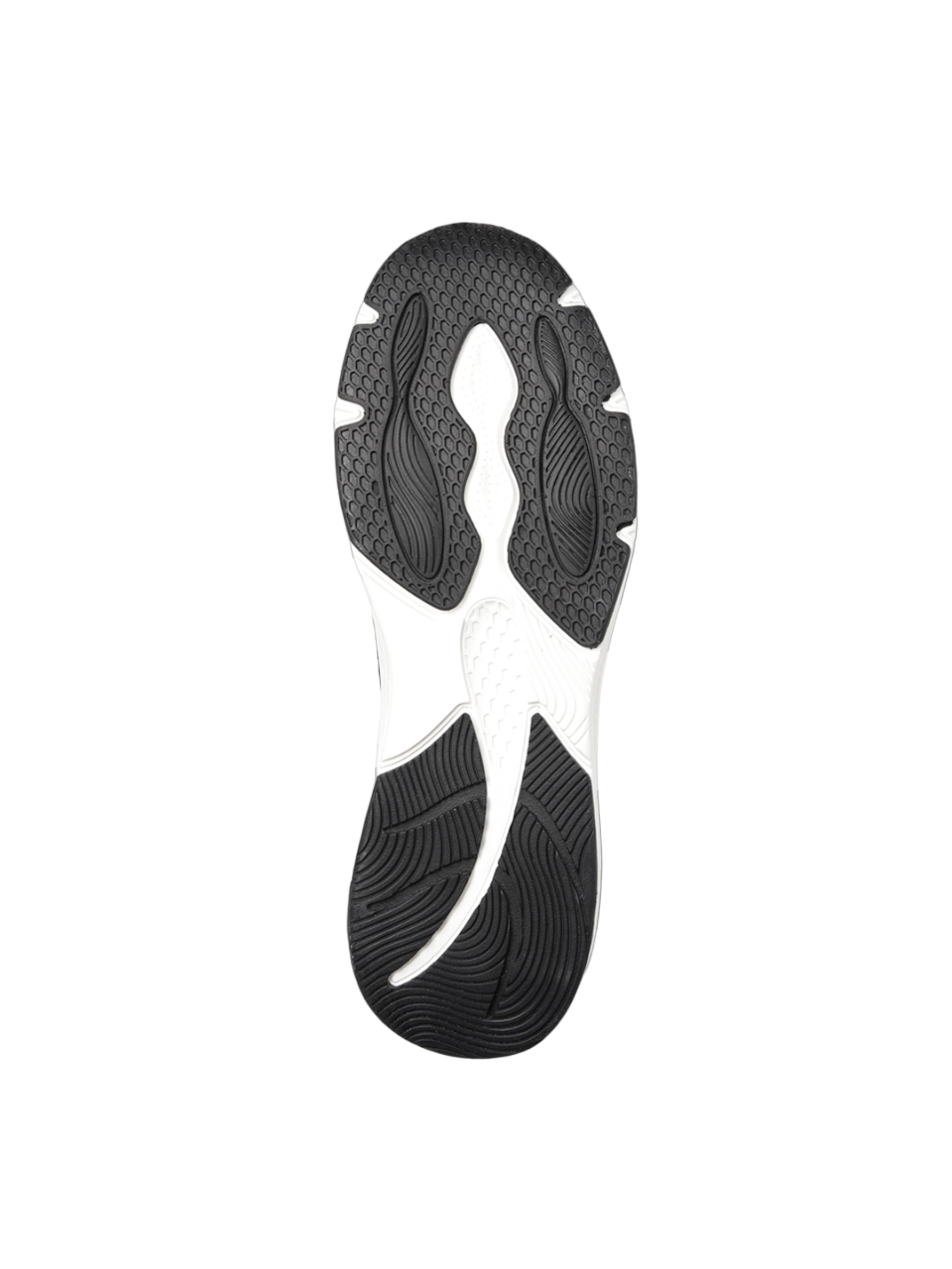 Amp Men’s Knitted Lace-Up Sneakers AM005-BLACK