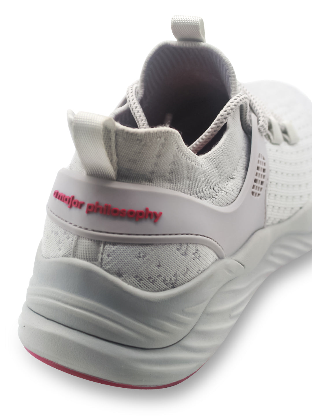 Amp Women’s Knitted Lace-Up Sneakers AW013-GREY