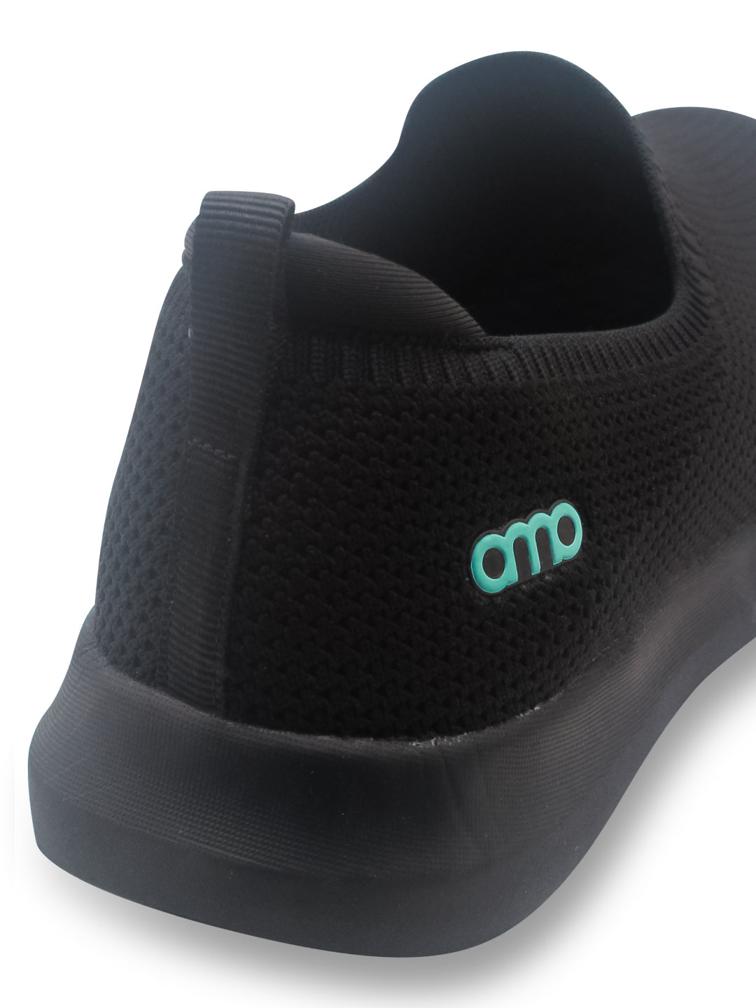 Amp Women’s Knitted Slip-On Sneakers AW034-BLACK