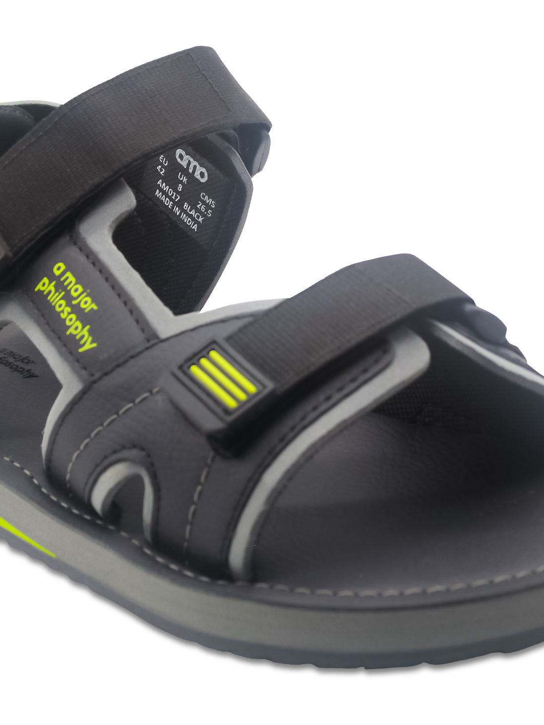 Amp Men's Sandel AM017-BLACK