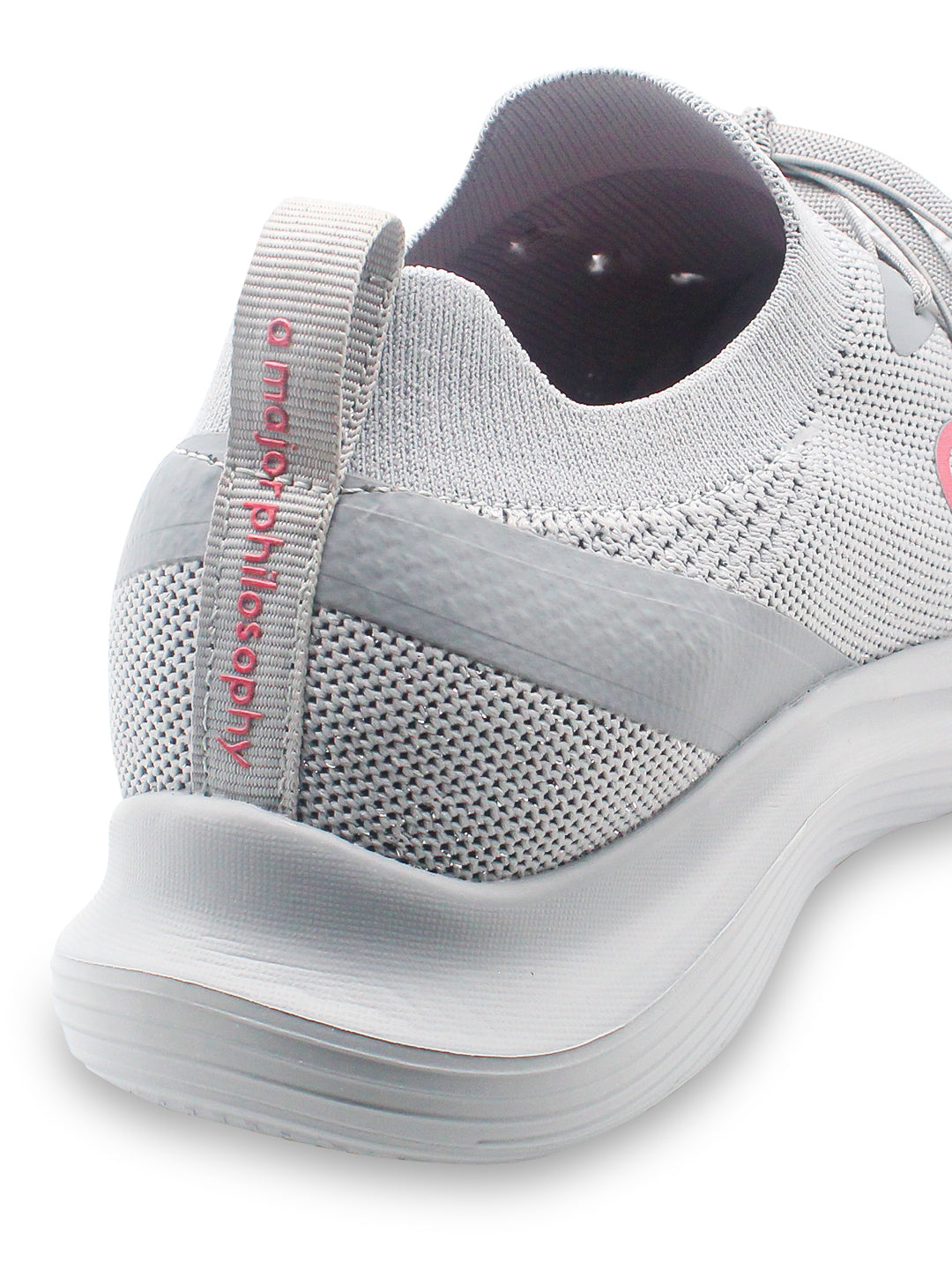 Amp Women’s Knitted Lace-Up Sneakers AW029-GREY