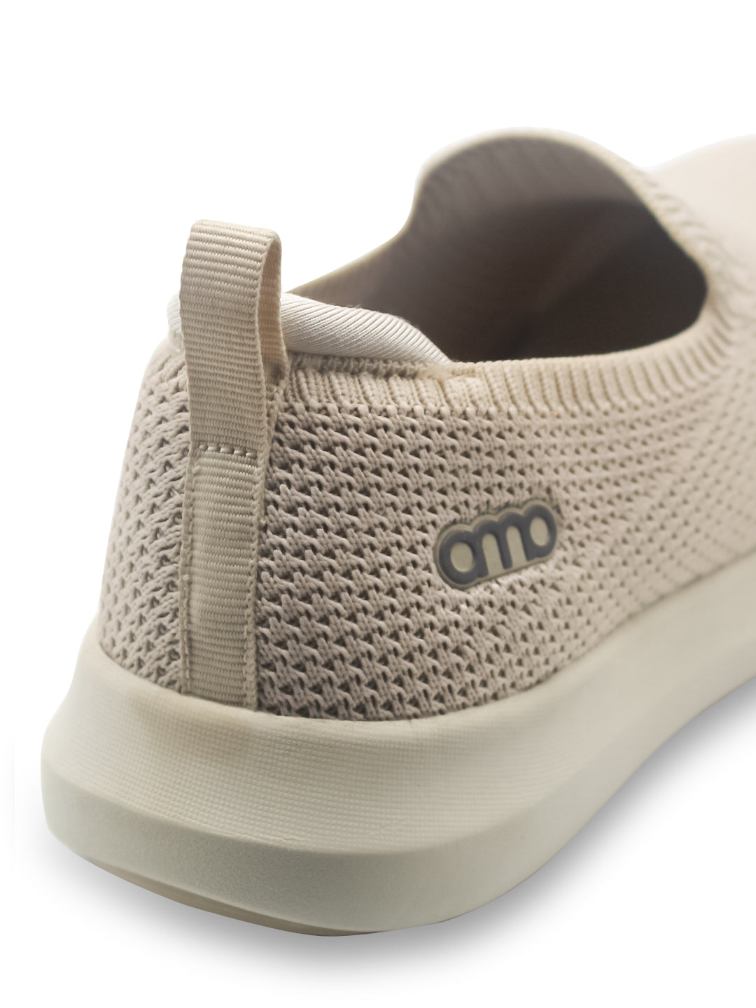 Amp Women’s Knitted Slip-On Sneakers AW034-BEIGE