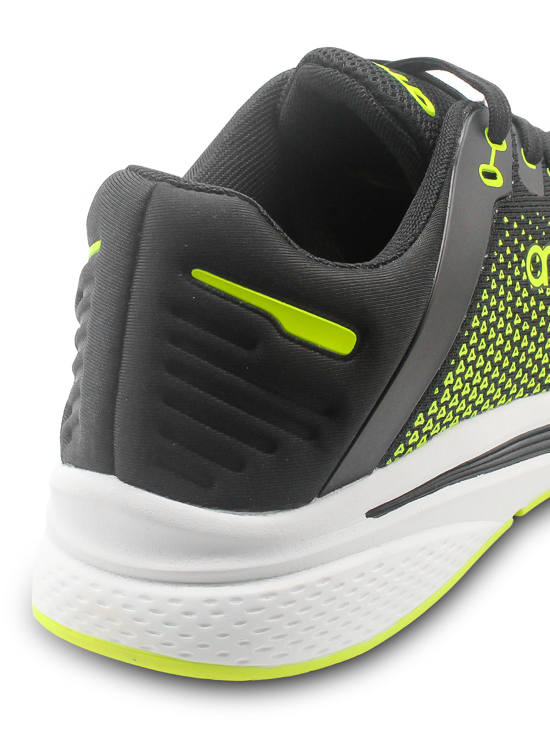 Amp Men’s Knitted Lace-Up Sneakers AM032-BLACK