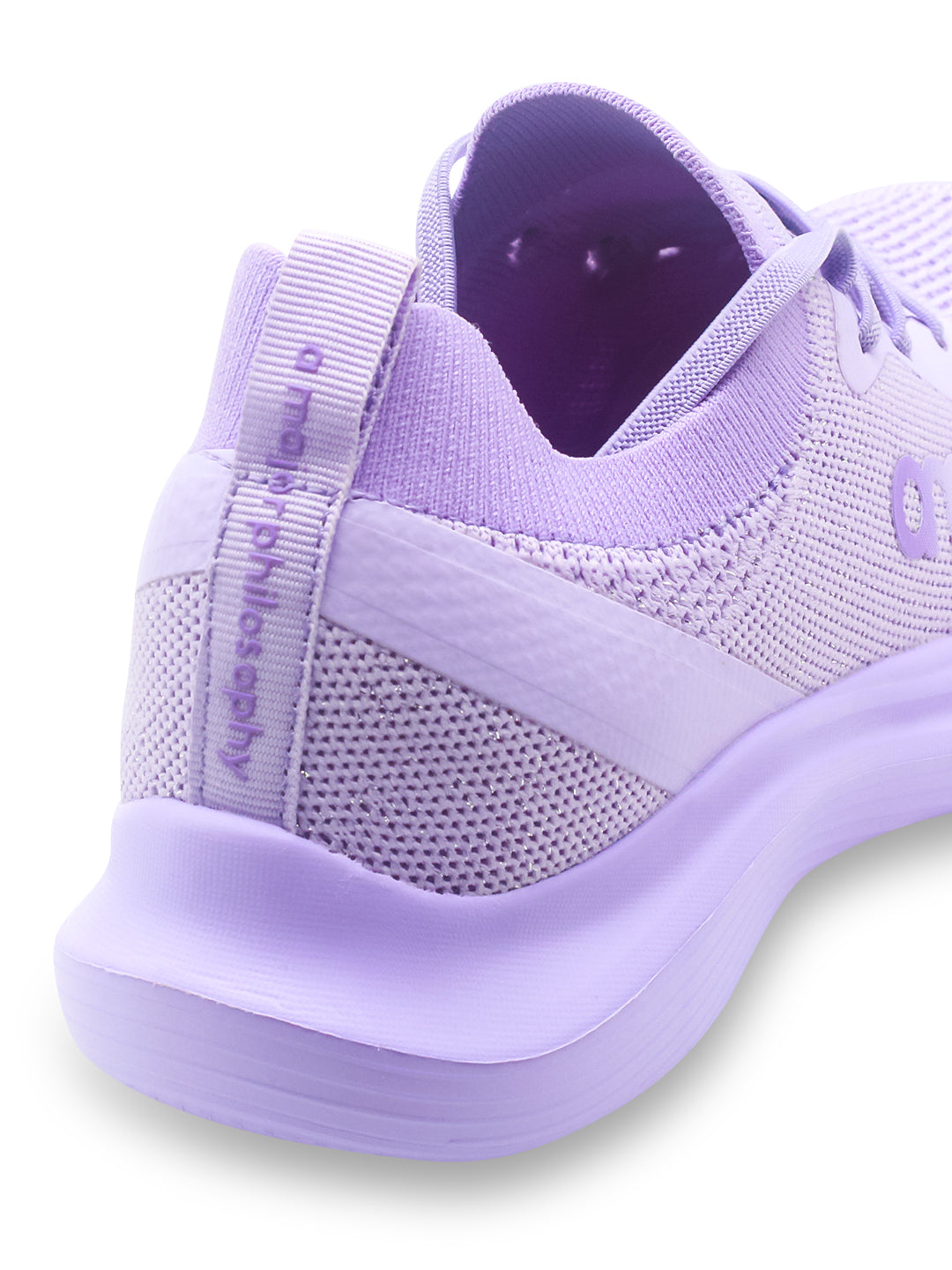 Amp Women’s Knitted Lace-Up Sneakers AW029-LAVENDER