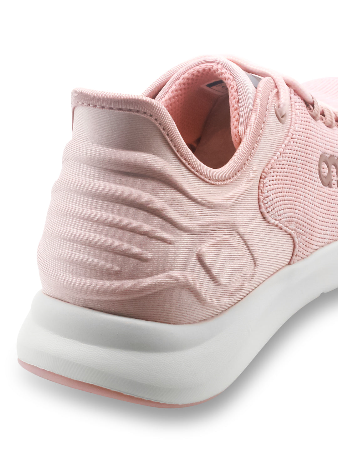 Amp Women’s Knitted Lace-Up Sneakers AW040-PEACH