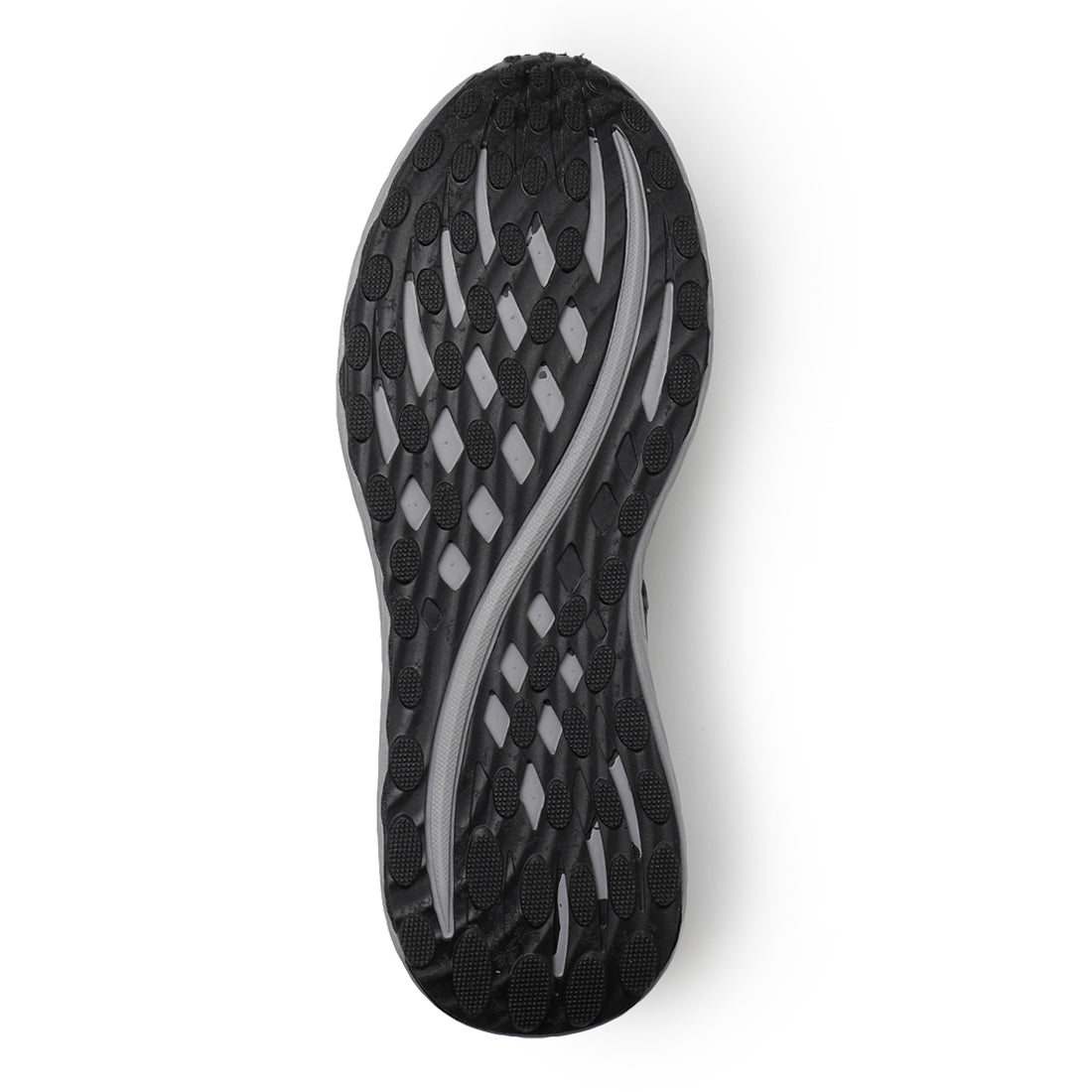 Amp Women’s Knitted Lace-Up Sneakers AW013-BLACK