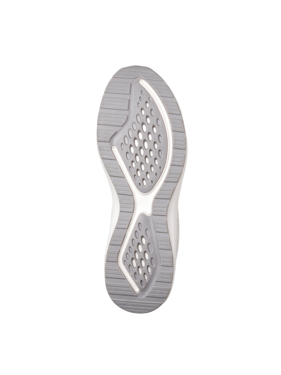 Amp Men’s Knitted Lace-Up Sneakers AM003-WHITE