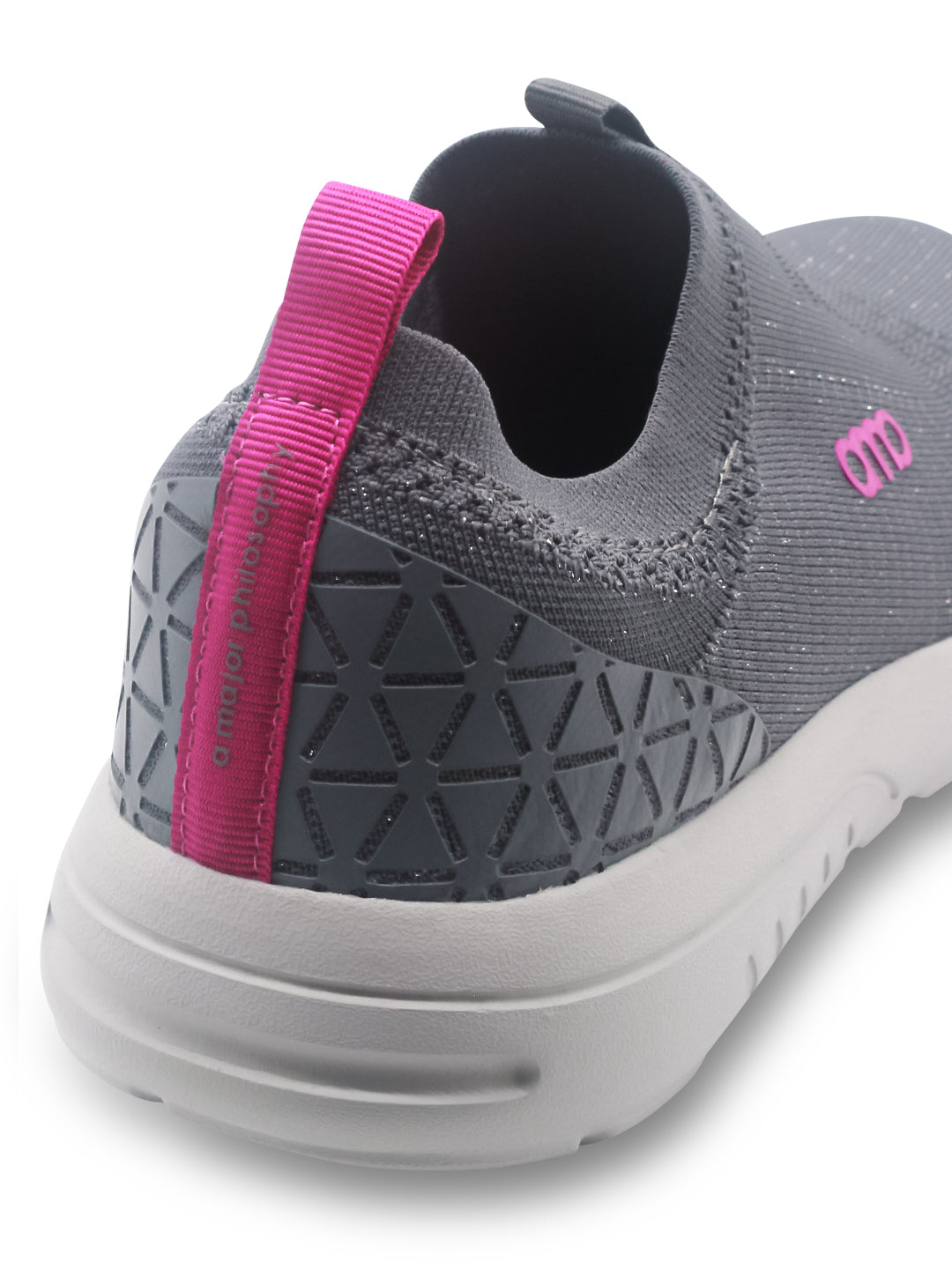 Amp Women’s Knitted Slip-On Sneakers AW028-GREY