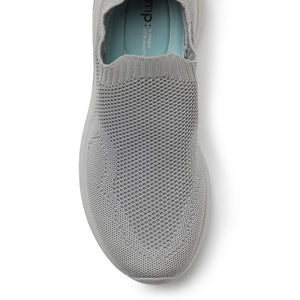 Amp Women’s Knitted Slip-On Sneakers AW007-GREY