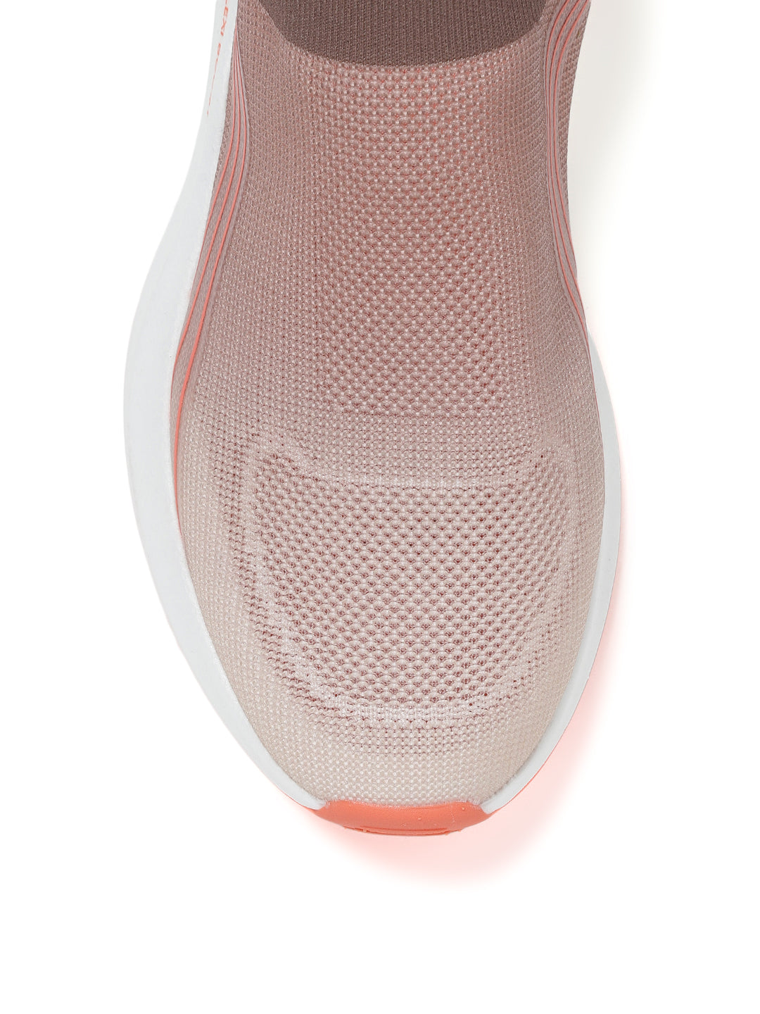 AMP WOMENS KNITTED SLIP-ON SNEAKERS AW058-BEIGE