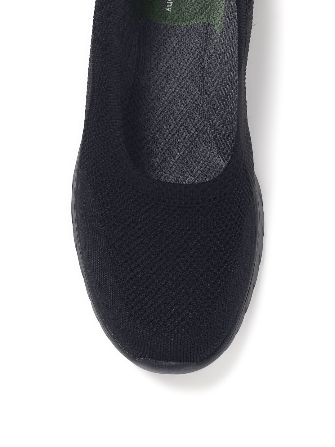 Amp Women’s Knitted Slip-On Sneakers AW057-BLACK