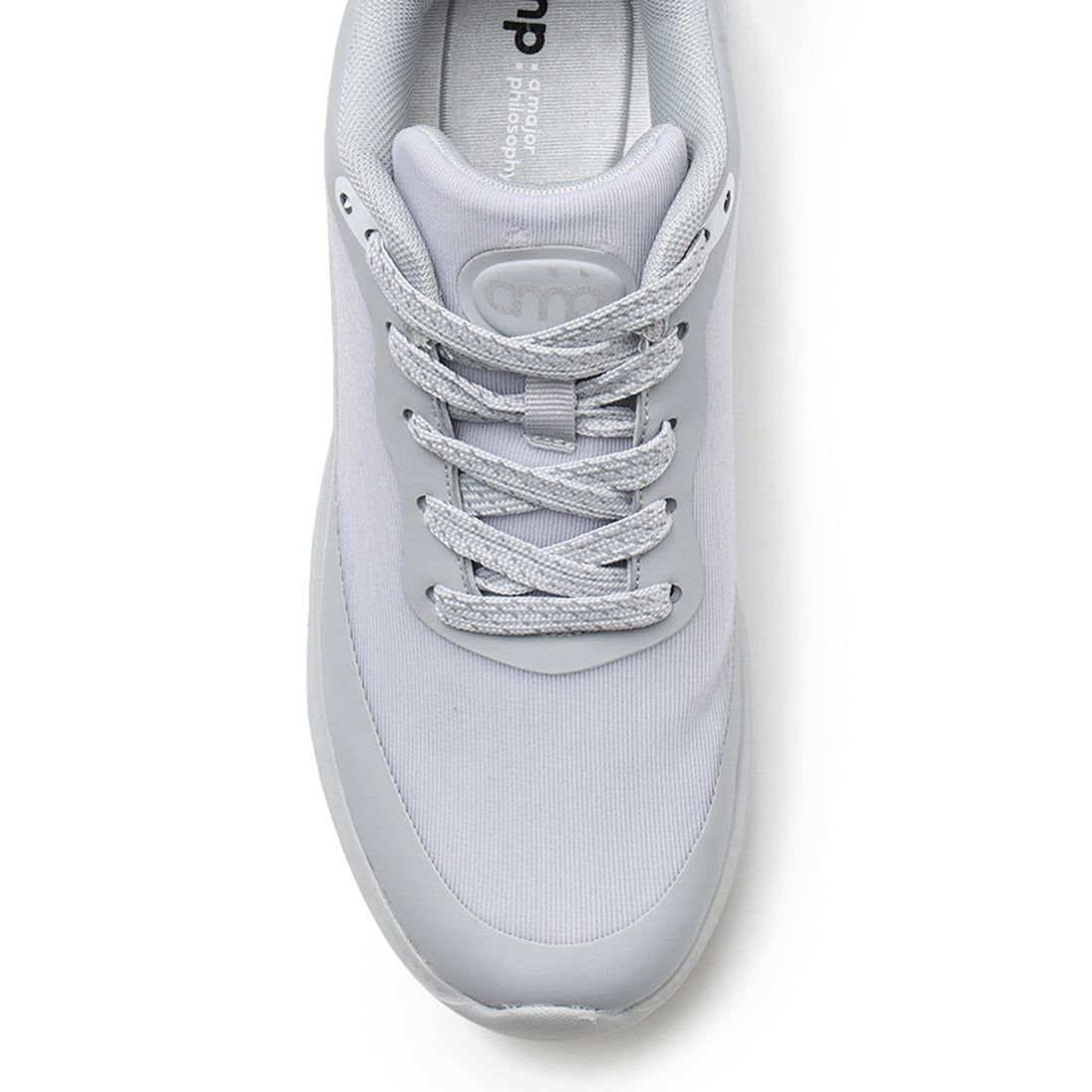 Amp Women’s Knitted Lace-Up Sneakers AW010-GREY