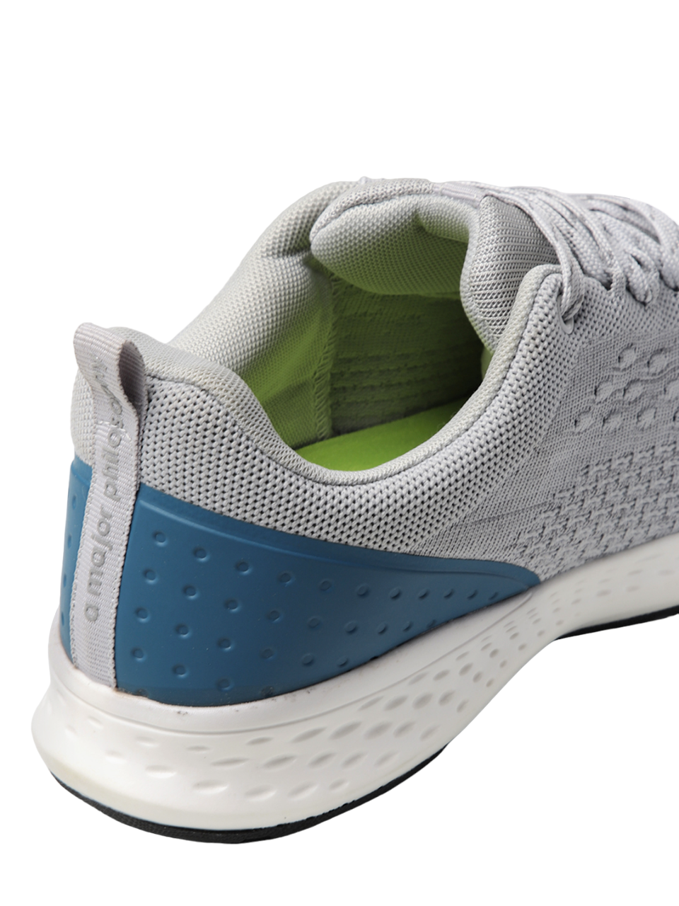 Amp Men’s Knitted Lace-Up Sneakers AM002-GREY