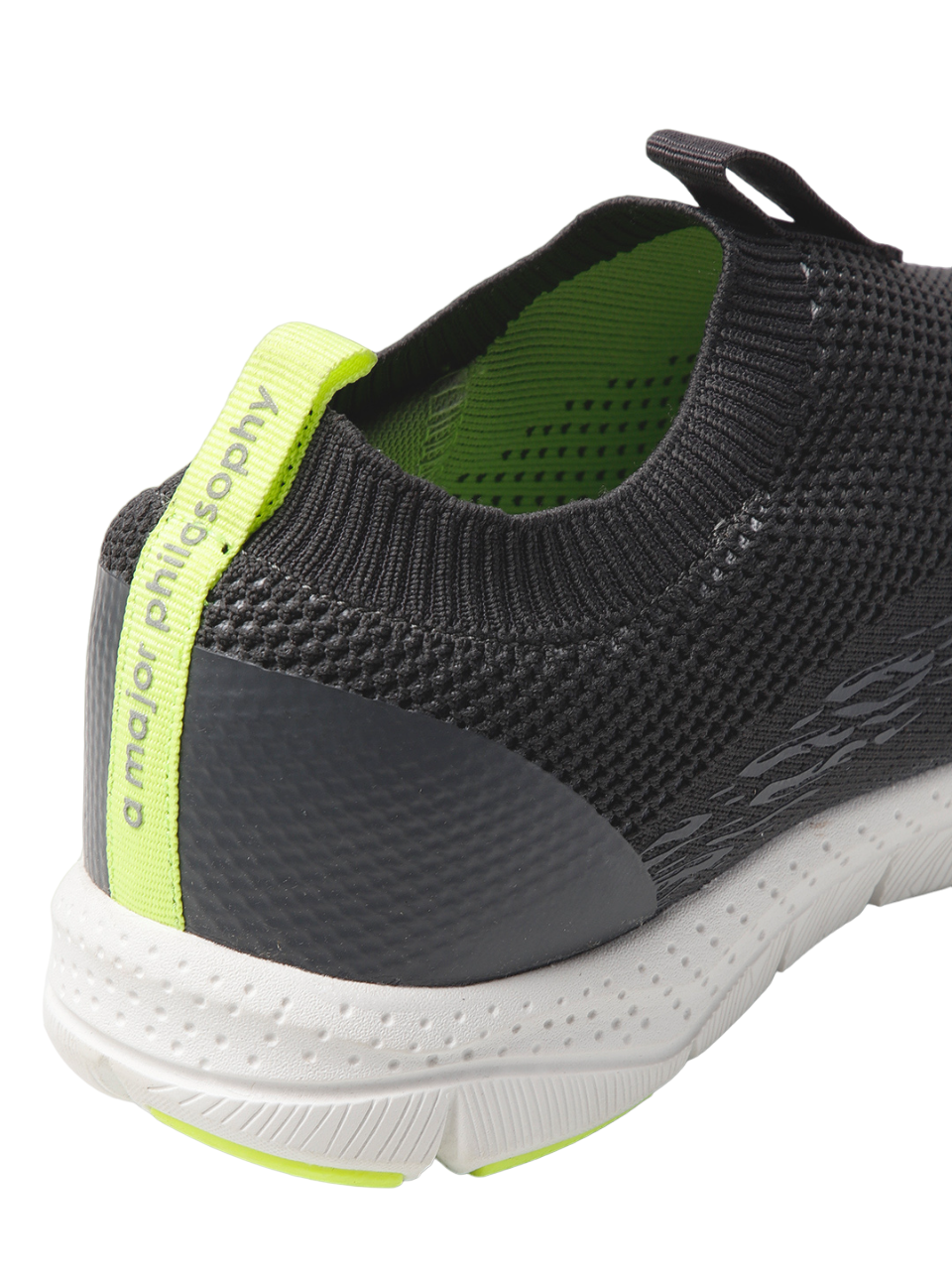 Amp Men’s Knitted Slip-On Sneakers AM001-CHARCOAL