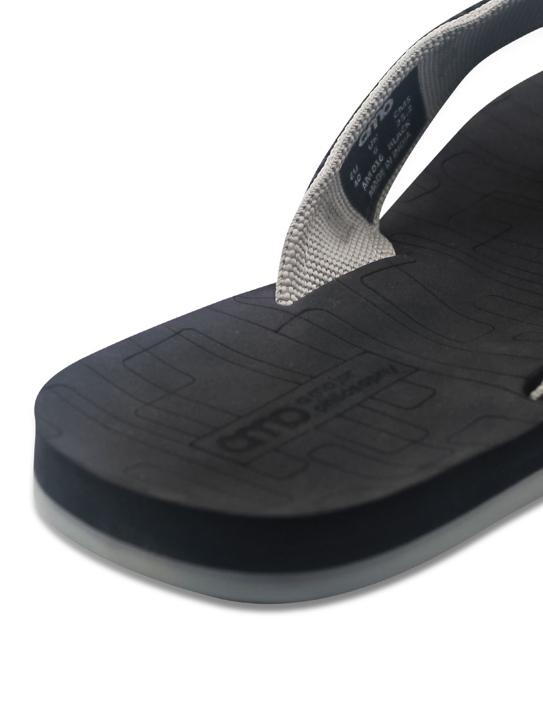 Amp Men's Flip Flop AM016-BLACK
