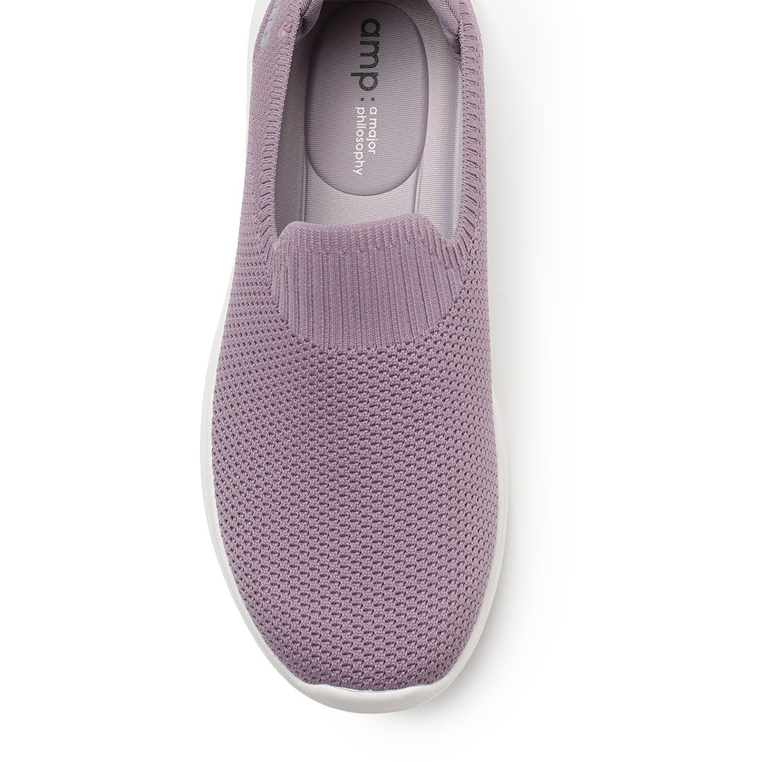 Amp Women’s Knitted Slip-On Sneakers AW012-PURPLE