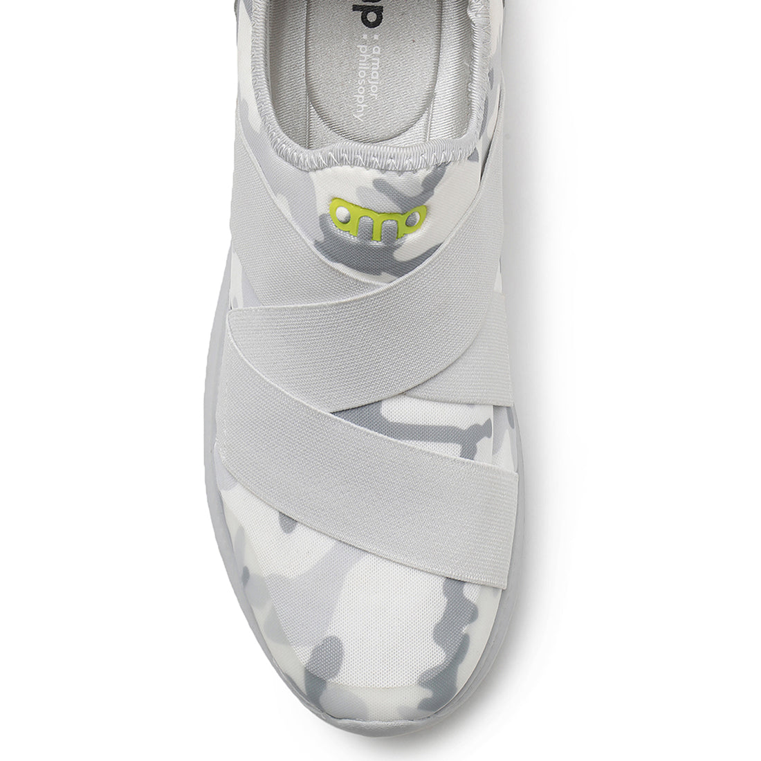 Amp Women’s Knitted Slip-On Sneakers AW008-GREY