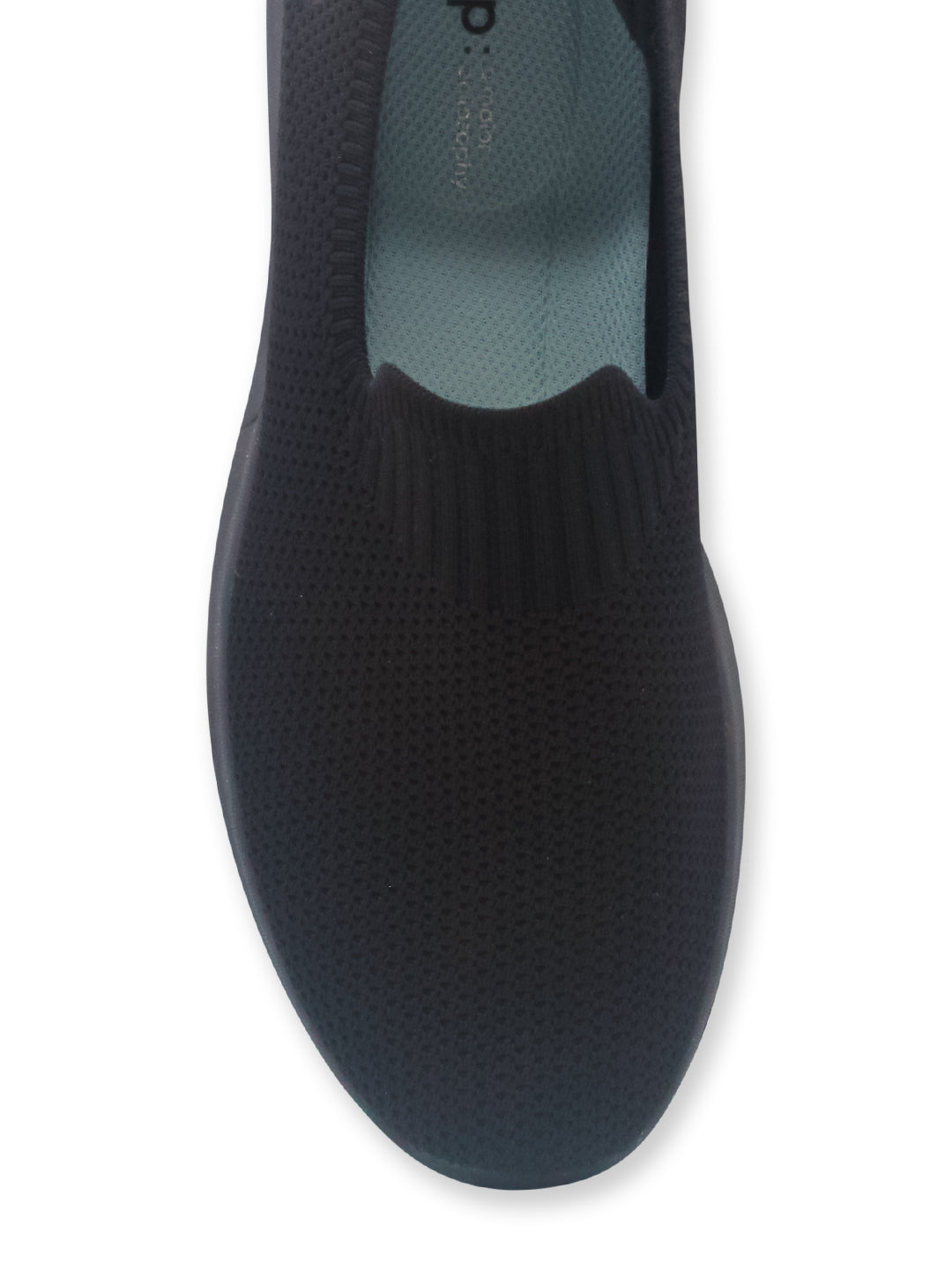 Amp Women’s Knitted Slip-On Sneakers AW034-BLACK