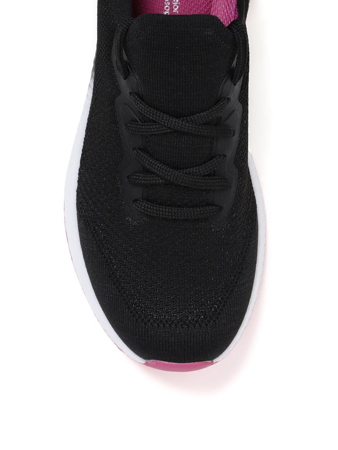 Amp Women’s Knitted Slip-On Sneakers AW059-BLACK