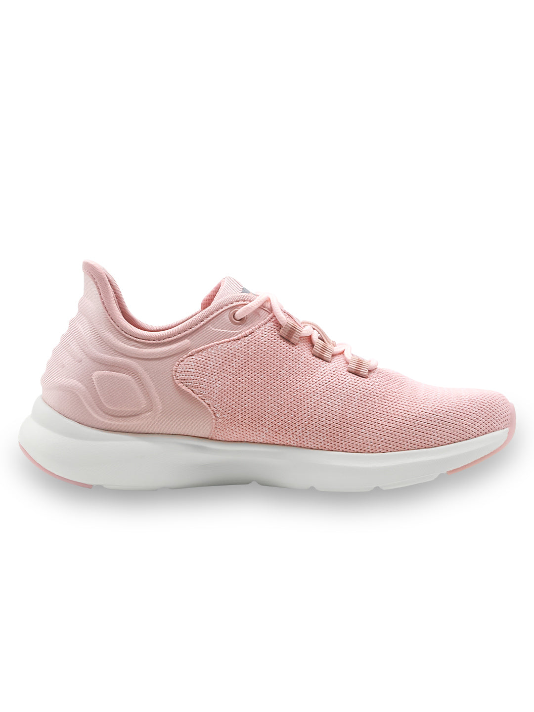 Amp Women’s Knitted Lace-Up Sneakers AW040-PEACH