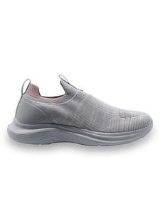 Amp Women’s Knitted Slip-On Sneakers AW026-GREY