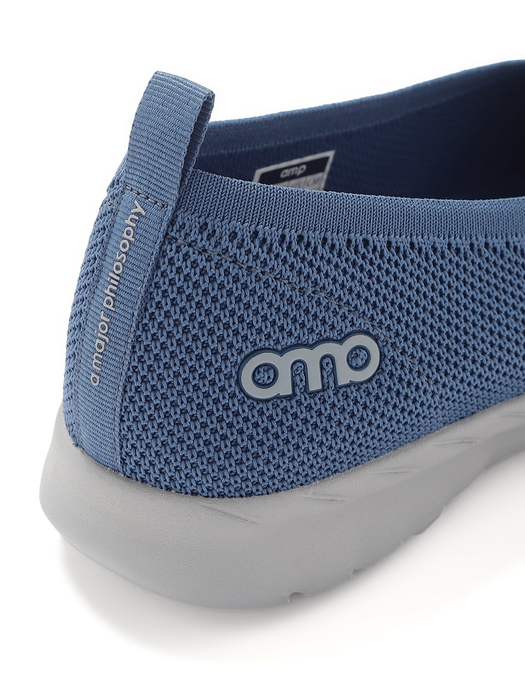 Amp Women’s Knitted Slip-On Sneakers AW057-NAVY