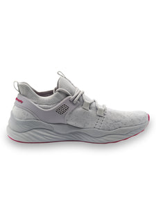Amp Women’s Knitted Lace-Up Sneakers AW013-GREY