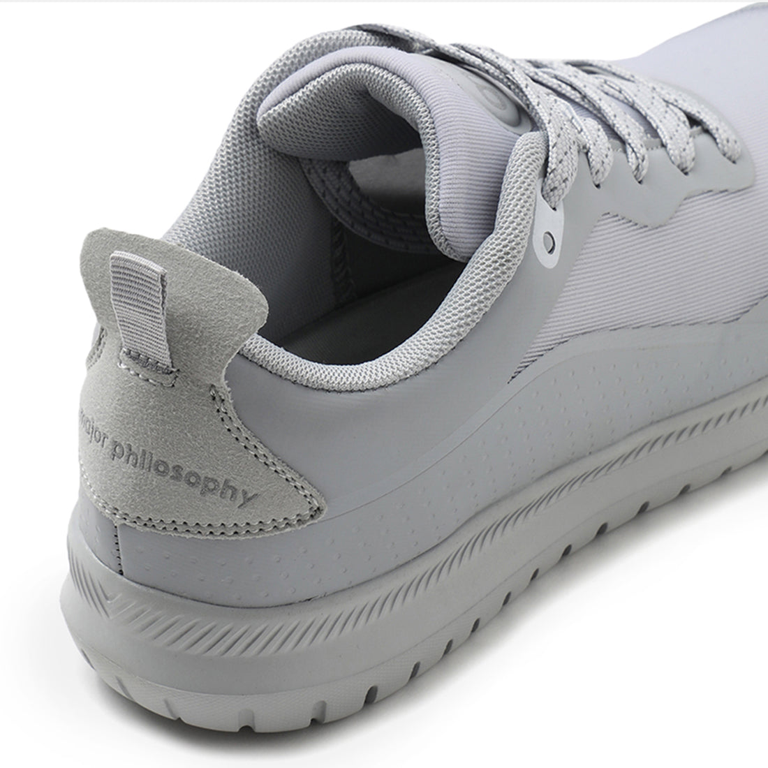 Amp Women’s Knitted Lace-Up Sneakers AW010-GREY