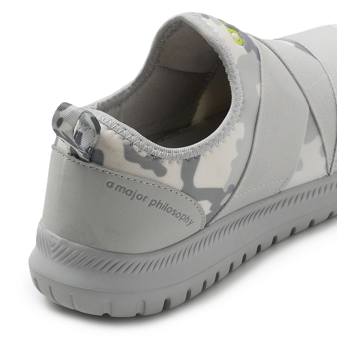 Amp Women’s Knitted Slip-On Sneakers AW008-GREY