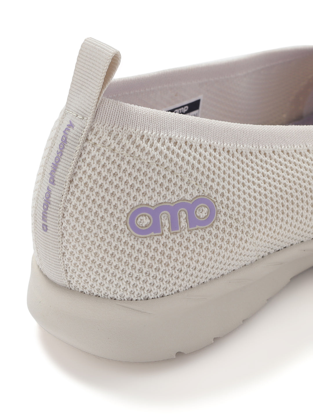 Amp Women’s Knitted Slip-On Sneakers AW057-BEIGE