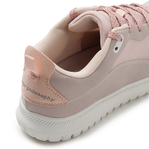 Amp Women’s Knitted Lace-Up Sneakers AW010-LIGHT PINK