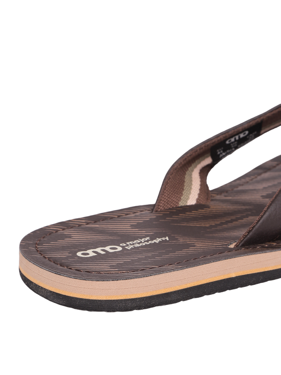 Amp Men's Flip Flop AM014-BROWN