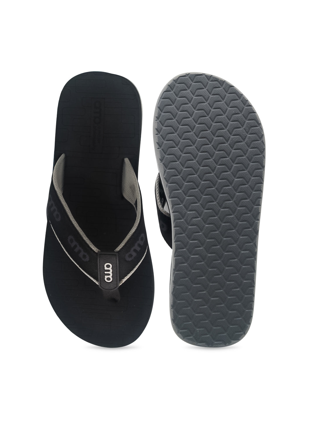 Amp Men's Flip Flop AM016-BLACK